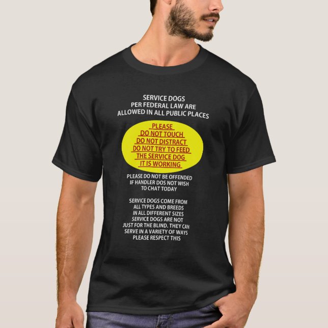 Camiseta Preste serviços de manutenção à etiqueta do cão (Frente)