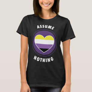 Camiseta Presume Nada De Enby Não-Binário Genderqueer Non B