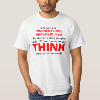 Camiseta Presunção de inocência