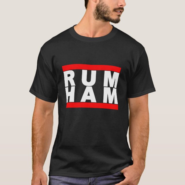Camiseta Presunto do rum (Frente)