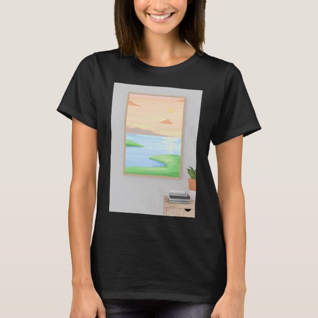 camiseta preta (Frente)