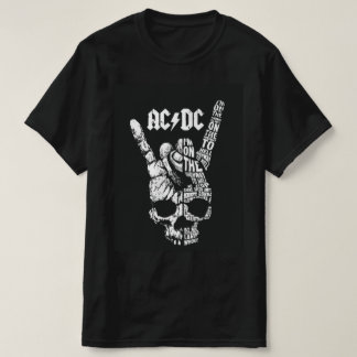 Camiseta preta AC DC