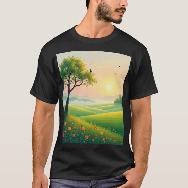 Camiseta Preta Básica (Frente)