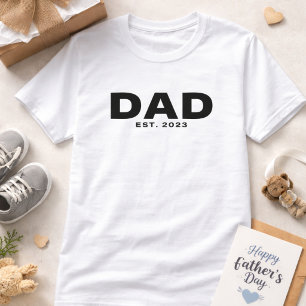 Camiseta Preta Branca Ousada Pai Fundada