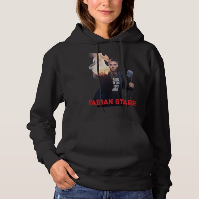 Camiseta Preta Burning in Your Touch - Fabian Star (Frente)