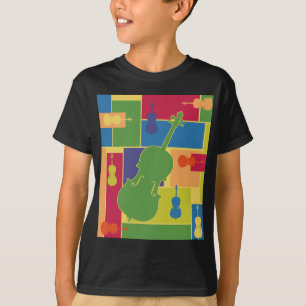 Camiseta preta Cello Kids Colorblocks