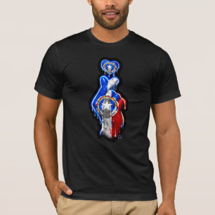 Camiseta Preta CNMI Finger Heart Black-Out