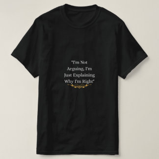 Camiseta Preta com Citação Engraçada e Sarcástica