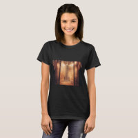 Camiseta preta com Design do Empire State Building