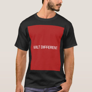 Camiseta Preta com Logo da Caixa Vermelha Built Di