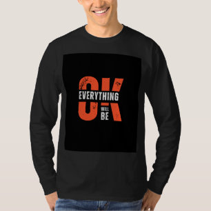 Camiseta preta com mangas compridas