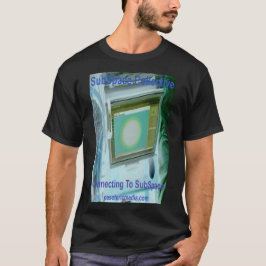 Camiseta preta "Conectando ao SubEspaço" masculina