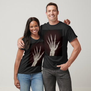 Camiseta preta de caveira