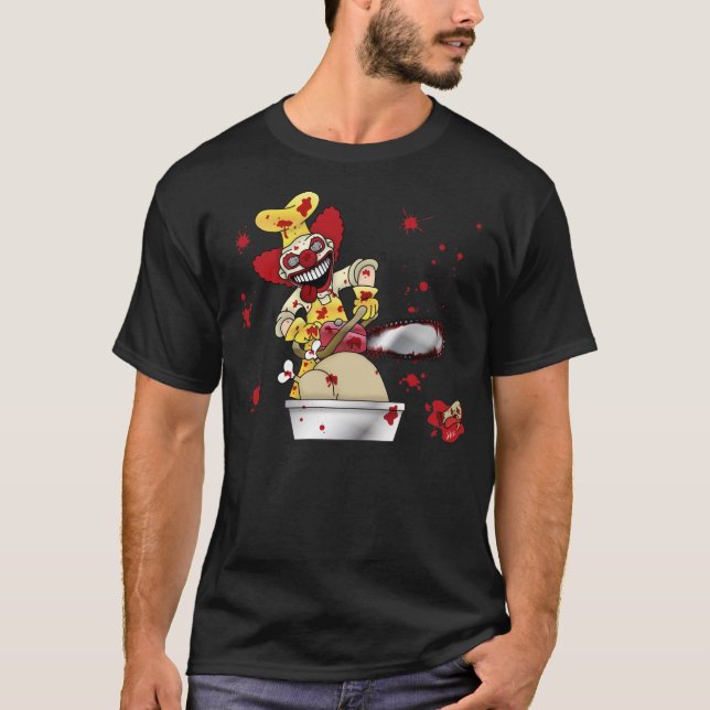 Camiseta Preta de Cozinha Extrema (Frente)