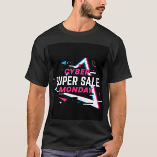 Camiseta preta de designer premium para estilo diá