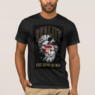 Camiseta preta de manga curta