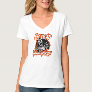 camiseta preta de manga curta e gola redonda