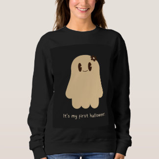 Camiseta Preta de Manga Longa Feminina (Desenho de