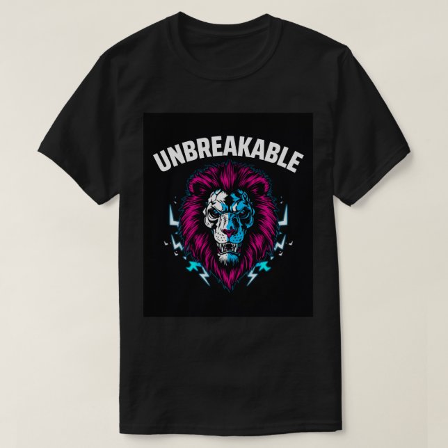 Camiseta preta de meia manga (Frente do Design)