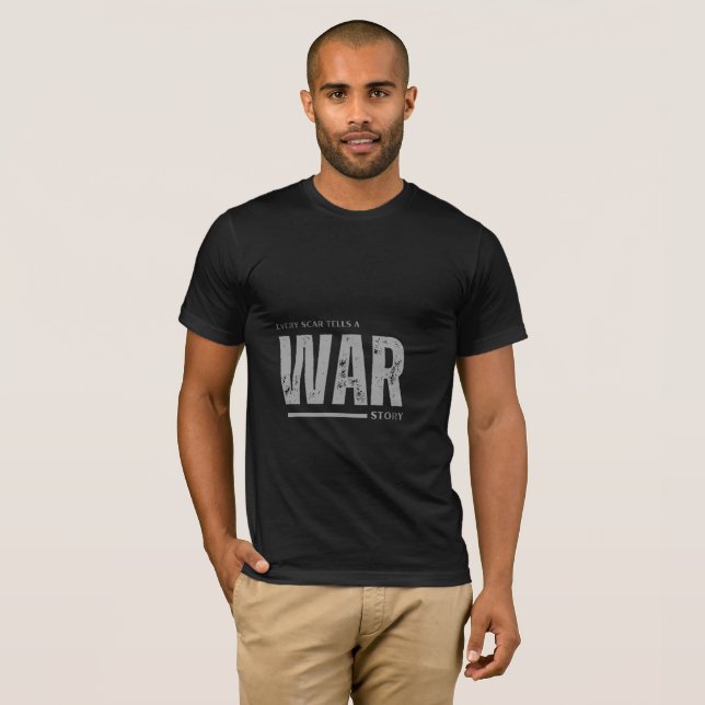Camiseta preta de meia manga com design (Frente Completa)