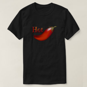 Camiseta Preta de Pepper Quente
