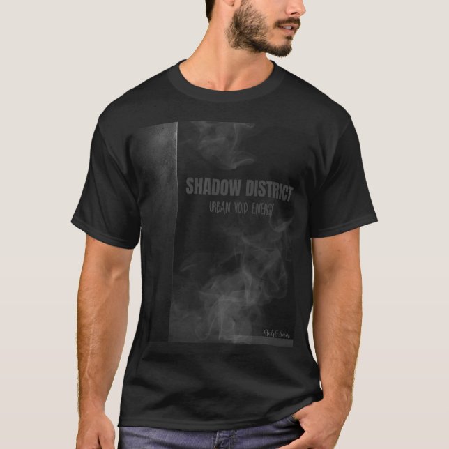 Camiseta Preta de Rua Unisex Subterrânea (Frente)