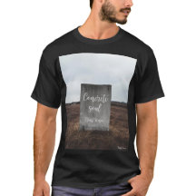Camiseta preta de streetwear de concreto undergrou