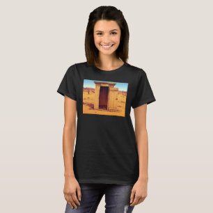 Camiseta preta do Desert Outhouse