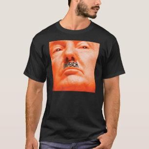 Camiseta preta do trunfo do protesto