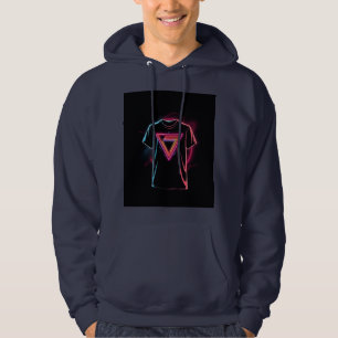 Camiseta preta e marrom