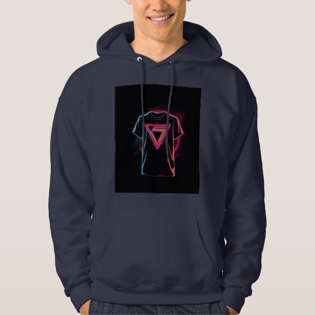Camiseta preta e marrom (Frente)