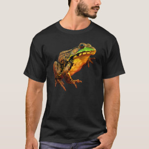 Camiseta preta escura do Grande Sapo-Touro