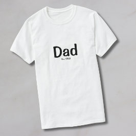 Camiseta Preta Estabelecido Papai