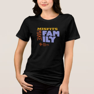 Camiseta Preta Família dos Inadaptados