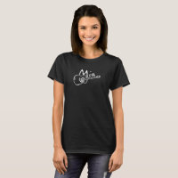 Camiseta preta feminina Mia
