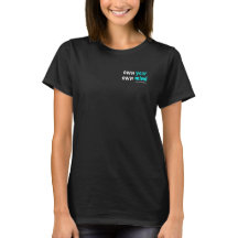 Camiseta preta feminina Own Your Own Mind™