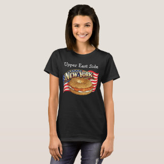 Camiseta Preta Feminina Personalizada de Nova York