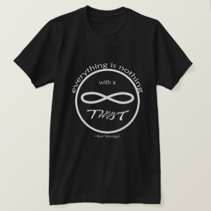 Camiseta Preta Infinita Tudo Nada