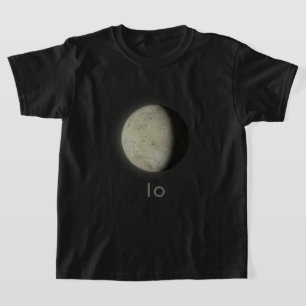Camiseta Preta Júpiter Lua Io