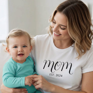 Camiseta Preta Mãe Estabelecida Rascunho