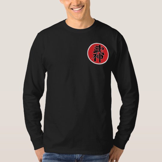 Camiseta Preta Manga Comprida Shidoshi