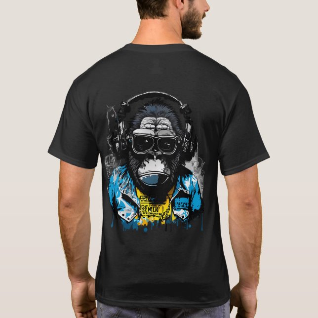 Camiseta Preta Masculina (Verso)