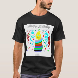 Camiseta Preta Masculina Cumprimentos de Vela de A