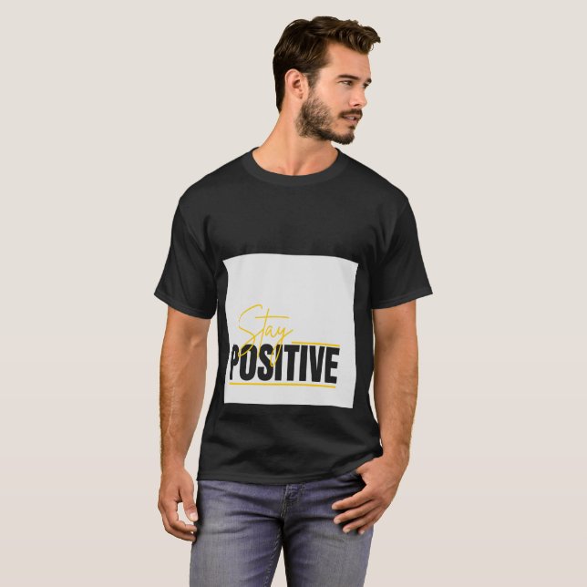 Camiseta preta masculina e feminina (Frente Completa)