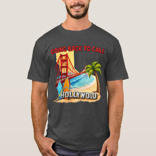 Camiseta Preta Masculina Going Back to Cali