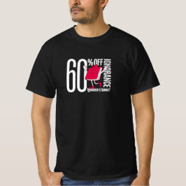 Camiseta Preta Masculina orance Typography Valor