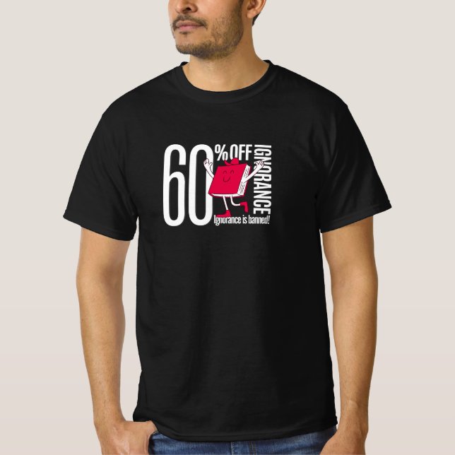 Camiseta Preta Masculina orance Typography Valor (Frente)