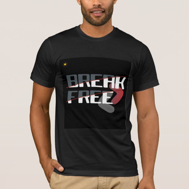 Camiseta Preta Minimalista Premium – Cas de Algodã (Frente)