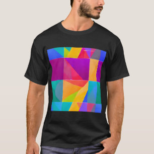 Camiseta Preta Prisma Cósmico