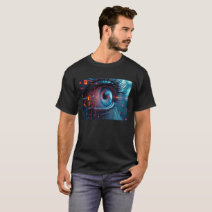 Camiseta preta Quantum Eye masculina